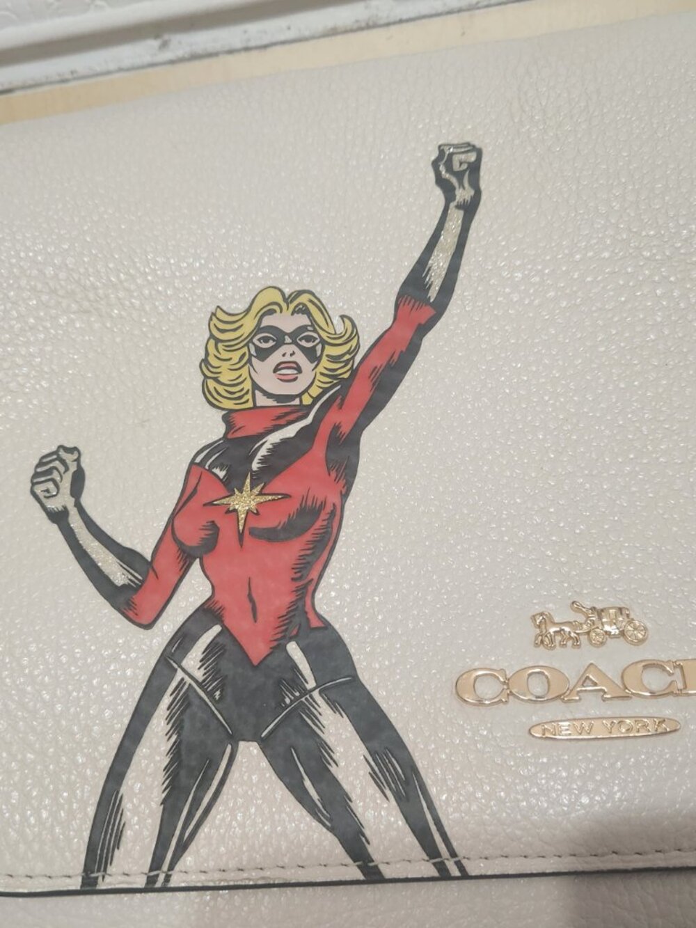 Coach x Marvel Limited Edition Jes Messenger Bag Carol Danvers Captain Marvel - Picture 2 of 14
